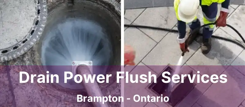  Drain Power Flush Services Brampton - Ontario